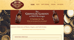 Desktop Screenshot of bandbbeverages.com