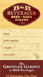 Mobile Screenshot of bandbbeverages.com
